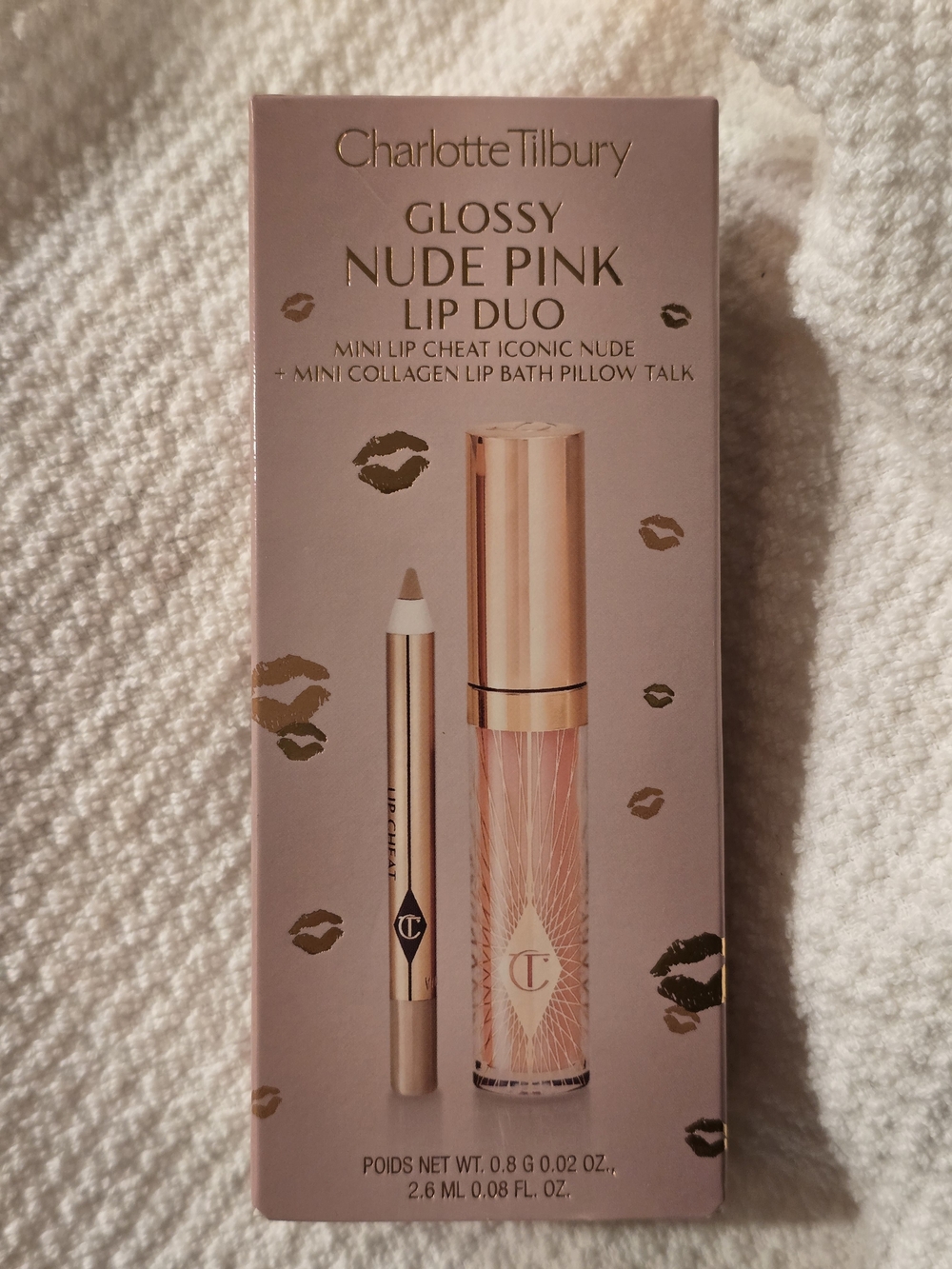 Charlotte Tilbury Glossy Nude Pink Lip Duo - Nude Pink And Iconic Nude